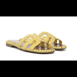 Sam Edelman Beckie slide sandal lemon yellow